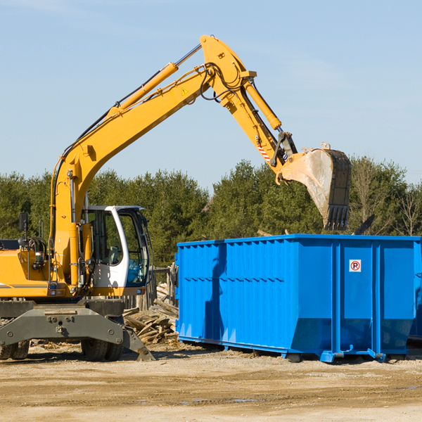 can i choose the location where the residential dumpster will be placed in Port Monmouth New Jersey